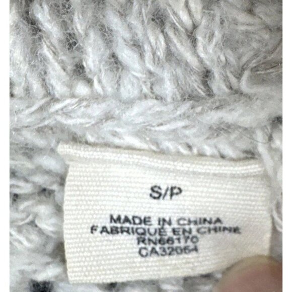 SLEEPING ON SNOW Women’s Cream Eldora Wool Blend Turtleneck Chunky Sweater Sz S - Picture 6 of 9